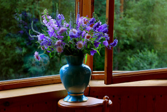 Картинка цветы луговые+ полевые +цветы лето натюрморт ваза букет