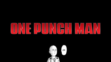 обоя аниме, one punch man, сайтама