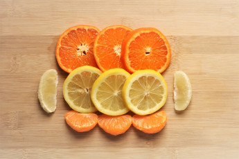 Картинка еда цитрусы мандарин апельсин лимон
