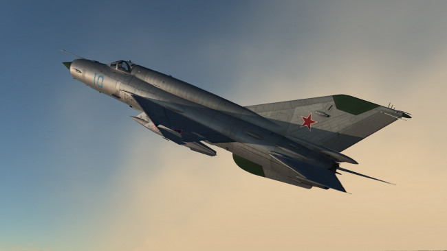 Обои картинки фото авиация, боевые самолёты, миг-21бис