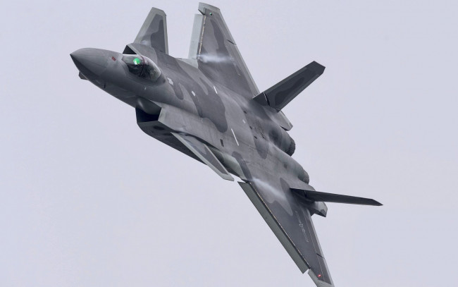 Обои картинки фото chengdu j-20, авиация, боевые самолёты, чэнду, j20, ввс, китая, истребитель, современный, военный, самолет