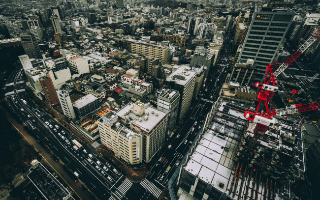 Обои картинки фото токио, япония, города, токио , городской, вид, столица, здания, улица