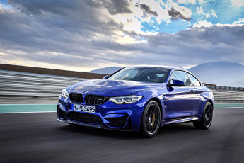 Картинка bmw+m4 автомобили bmw синий скорость дорога