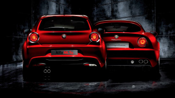 Картинка автомобили alfa+romeo красные