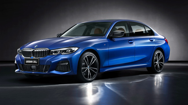 Обои картинки фото 2019 bmw 325li m sport, автомобили, bmw, синий