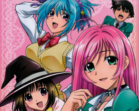 Обои картинки фото rosario, vampire, capu, аниме