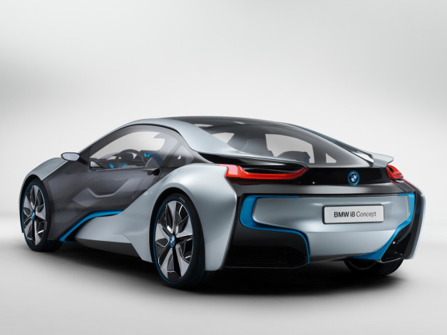 Обои картинки фото bmw, i8, concept, автомобили