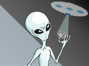 Картинка рисованные другое нло тпередатчик иннопланетянин