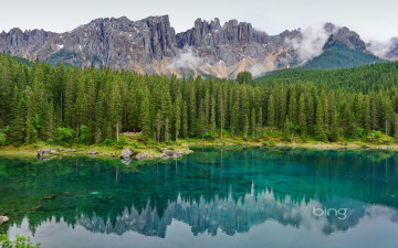 Картинка природа реки озера горы лес озеро отражение