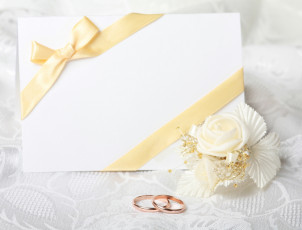 Картинка разное украшения +аксессуары +веера обручальные кольца цветочек открытка wedding rings flowers greeting card