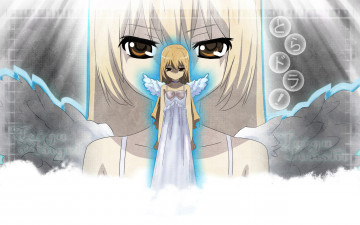 Картинка аниме toradora девушка взгляд фон ангел