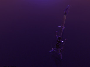 Картинка 3д графика другое тёмный гитара