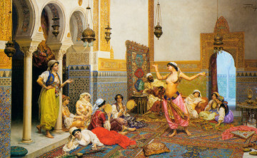 Картинка giulio rosati the harem dance рисованные гарем наложница танцовщица