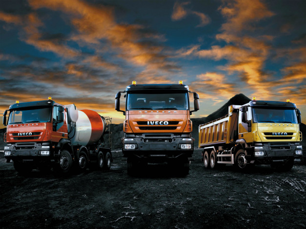 Обои картинки фото автомобили, iveco, trakker