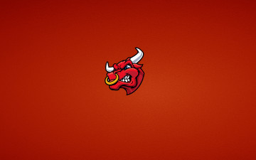 Картинка бык векторная графика красный bull