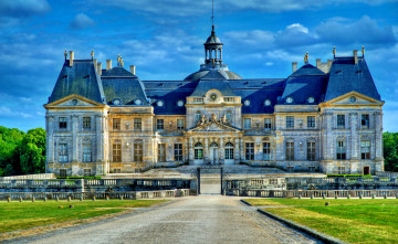 Картинка франция иль де франс мэнси города дворцы замки крепости парк аллея дворец chateau de vaux-le-vicomte maincy france во-ле-виконт