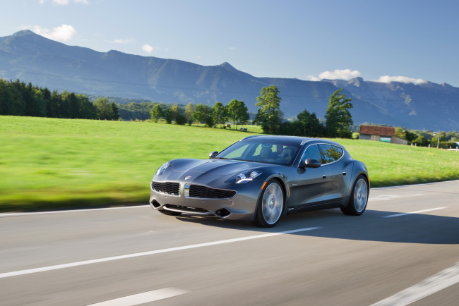 Обои картинки фото 2011, fisker, surf, автомобили, дорога