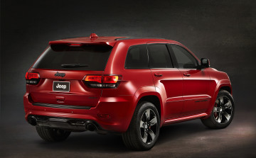 Картинка автомобили jeep wk2 eu-spec red vapor 2014г красный cherokee srt grand