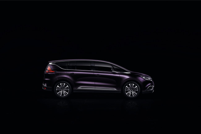 Обои картинки фото автомобили, renault, сиреневый, 2015г, initiale, espace