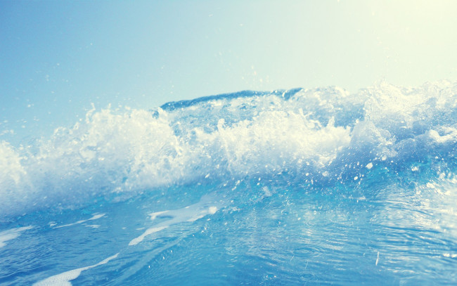 Обои картинки фото природа, вода, волна, свежесть, океан