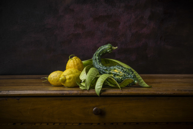 Обои картинки фото еда, натюрморт, овощи, лимоны