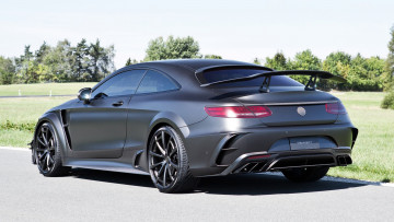 обоя mansory mercedes-benz s63 amg coupe black edition 2015, автомобили, mercedes-benz, mansory, s63, amg, coupe, black, edition, 2015