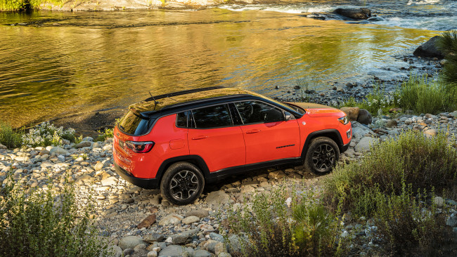 Обои картинки фото jeep compass trailhawk 2017, автомобили, jeep, compass, trailhawk, 2017