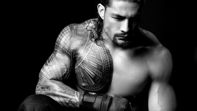 Обои картинки фото roman reigns, мужчины, - unsort, тату, рестлер, roman, reigns