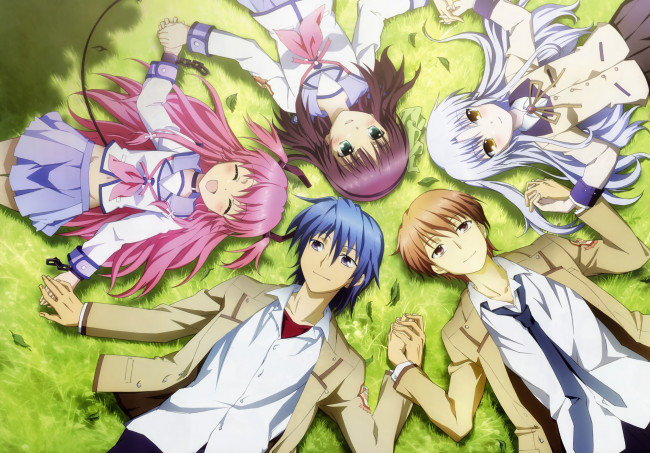 Обои картинки фото аниме, angel beats, angel, beats