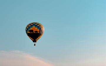 Картинка авиация воздушные+шары+дирижабли полет