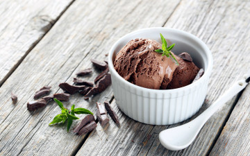 Картинка еда мороженое +десерты шоколадное