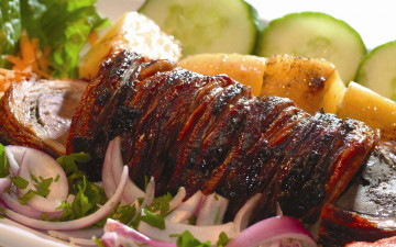 Картинка еда мясные+блюда кухня греческая мясо
