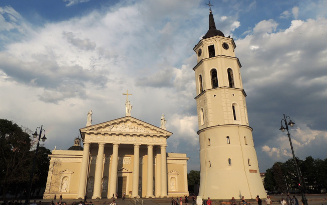 Обои картинки фото города, вильнюс , литва, собор