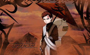 Картинка аниме naruto gaara shinobi fifth kazekage sand