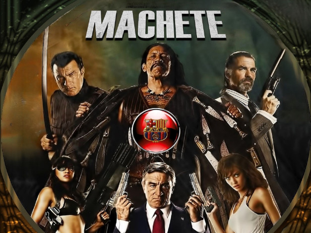 Обои картинки фото кино фильмы, machete, персонажи, оружие