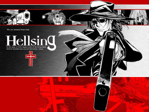 Обои картинки фото аниме, hellsing