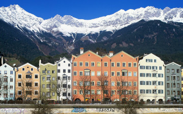 Картинка innsbruck austria города панорамы