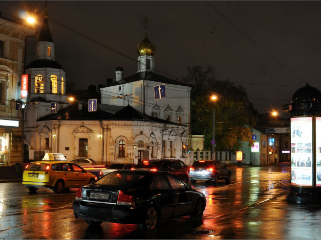 Обои картинки фото авт, elen, москва, ул, сретенка, города, россия