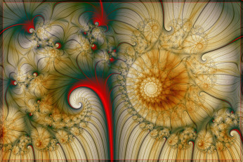 Картинка 3д графика fractal фракталы узор фрактал цвета