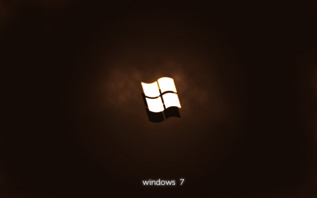 Обои картинки фото компьютеры, windows, vienna, коричневый, логотип