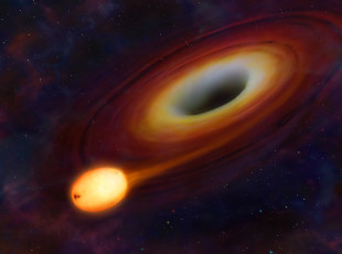 Картинка космос Черные дыры fire sun star black hole sci fi