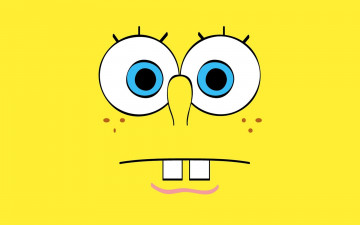 Картинка мультфильмы spongebob+squarepants фон глаза боб губка