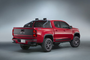 Картинка автомобили chevrolet trail boss colorado z71 красный 2015г 3-0 concept