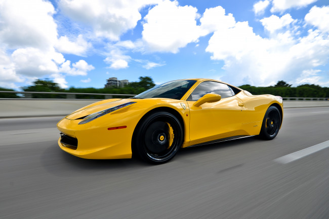 Обои картинки фото автомобили, ferrari, 458, italia