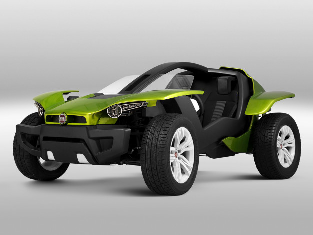 Обои картинки фото fiat fcc-ii concept 2008, автомобили, fiat, concept, 2008, fcc-ii