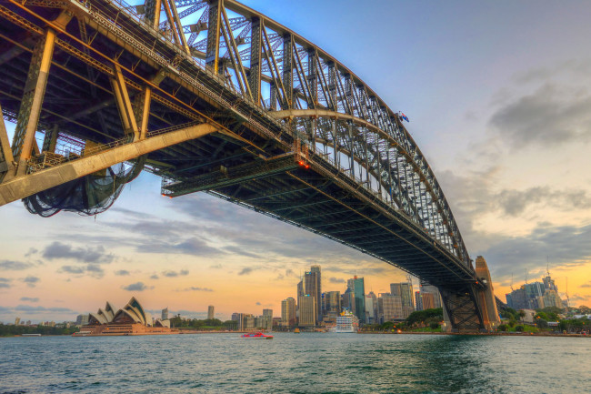 Обои картинки фото sydney,  nsw,  australia, города, сидней , австралия, мост, бухта