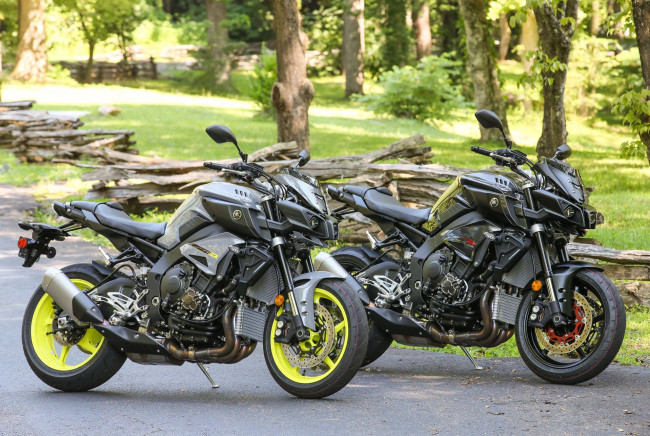 Обои картинки фото мотоциклы, yamaha, fz-10
