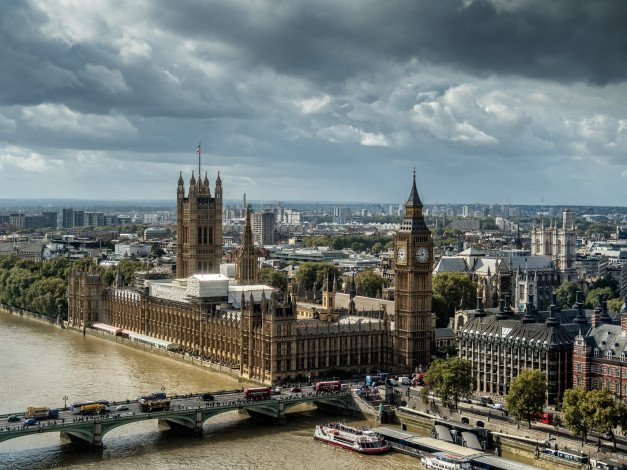 Обои картинки фото города, лондон , великобритания, простор