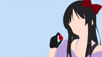 Картинка аниме k-on фон девушка взгляд