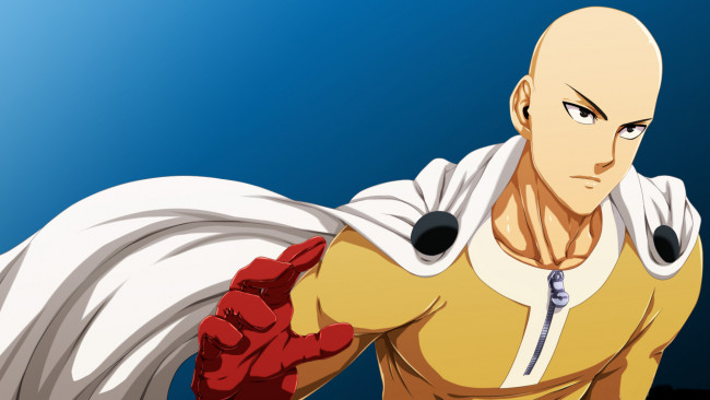 Обои картинки фото аниме, one punch man, сайтама